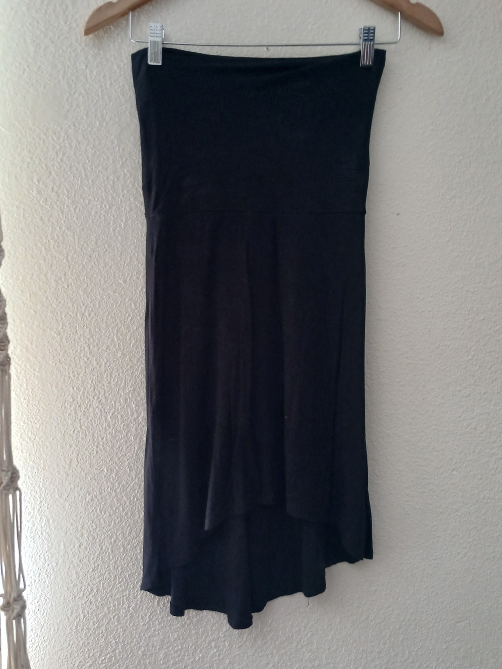 Sun n Moon Black Fold-Over Skirt
